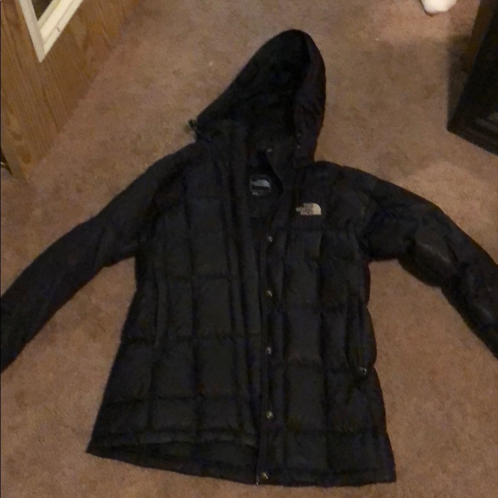 Black Womens North Face Puffer Jacket